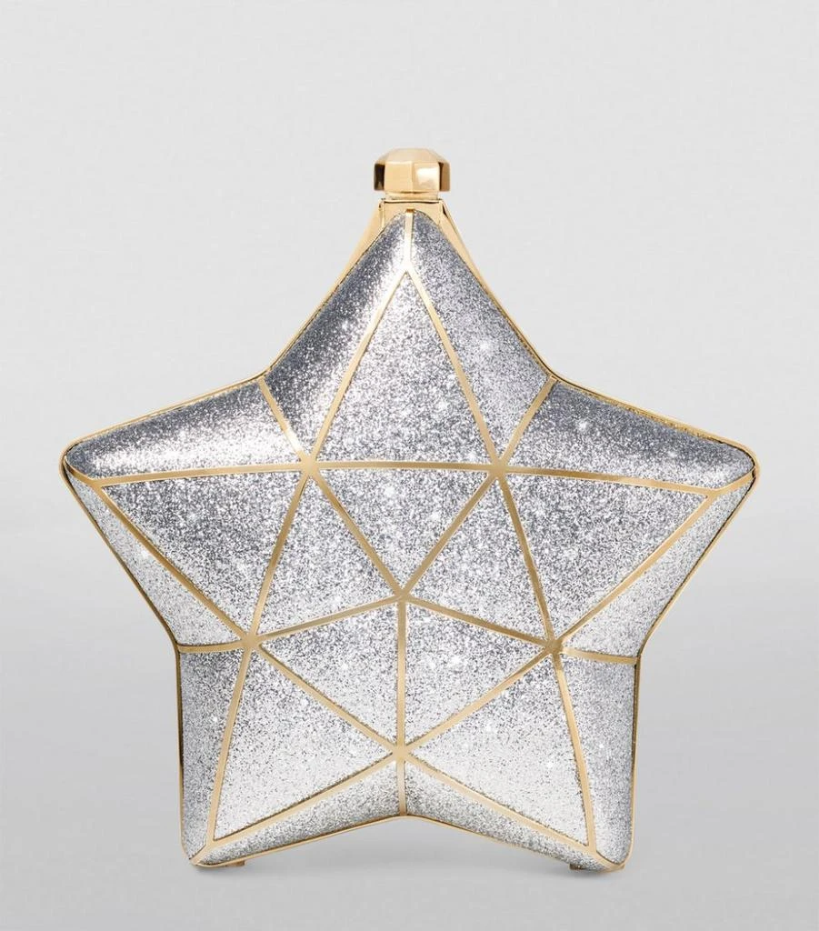 Aspinal of London Leather Star Clutch Bag 3