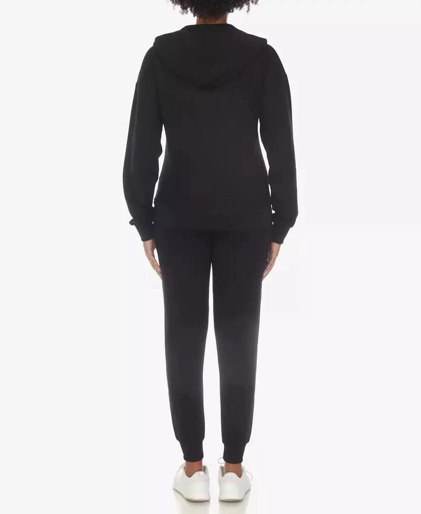 White Mark Women's Fleece Lined 2-Pc. Tracksuit Set 2