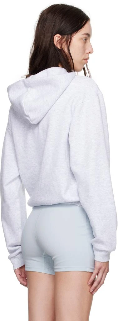 SKIMS Gray Cotton Fleece Classic Hoodie 3