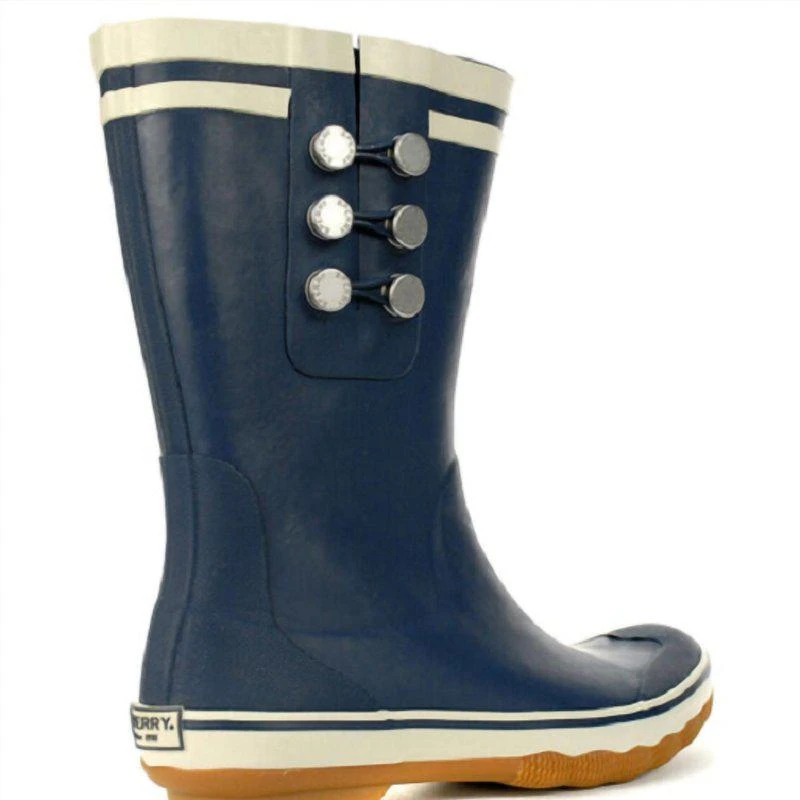 Sperry Women's Saltwater Tall Rain Boots In Navy 2