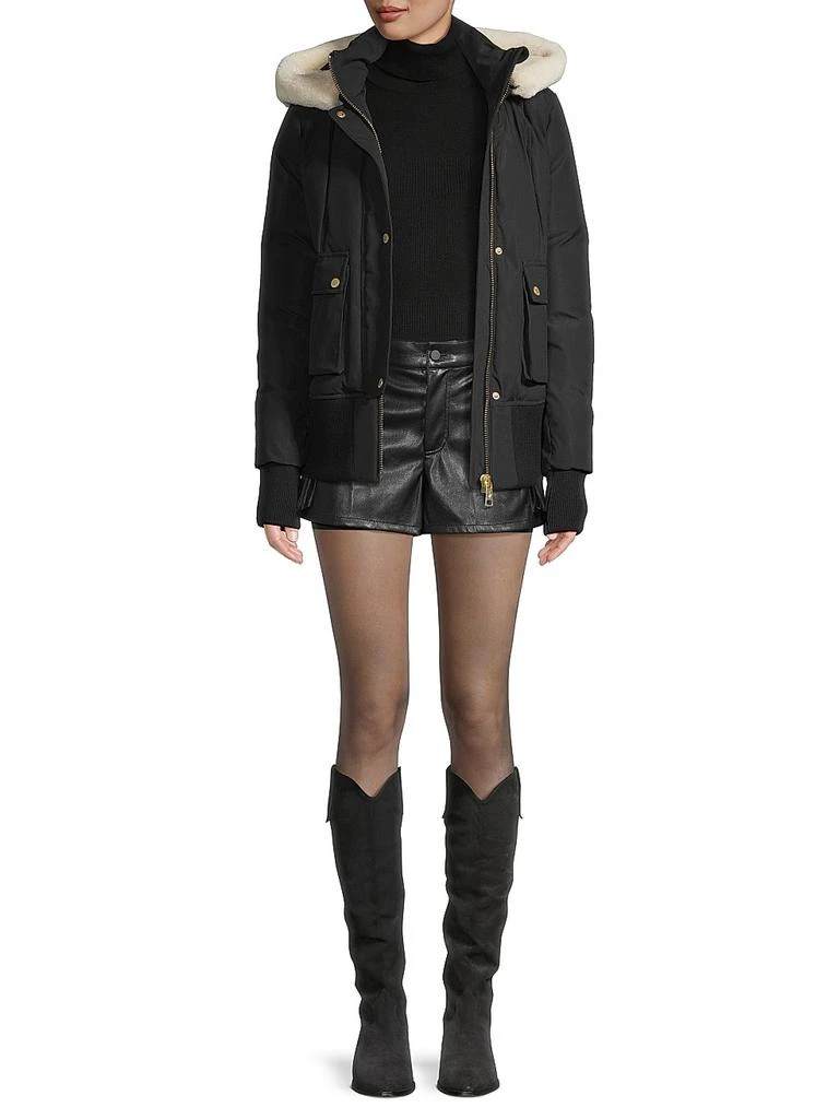 Nicole Benisti Fordham Shearling Down Jacket 2