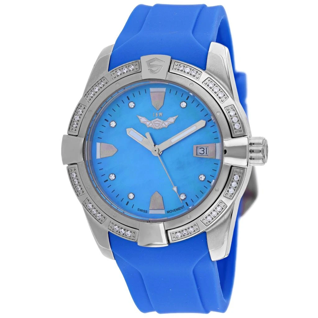 ISW Women's Classic Blue Dial Watch 1