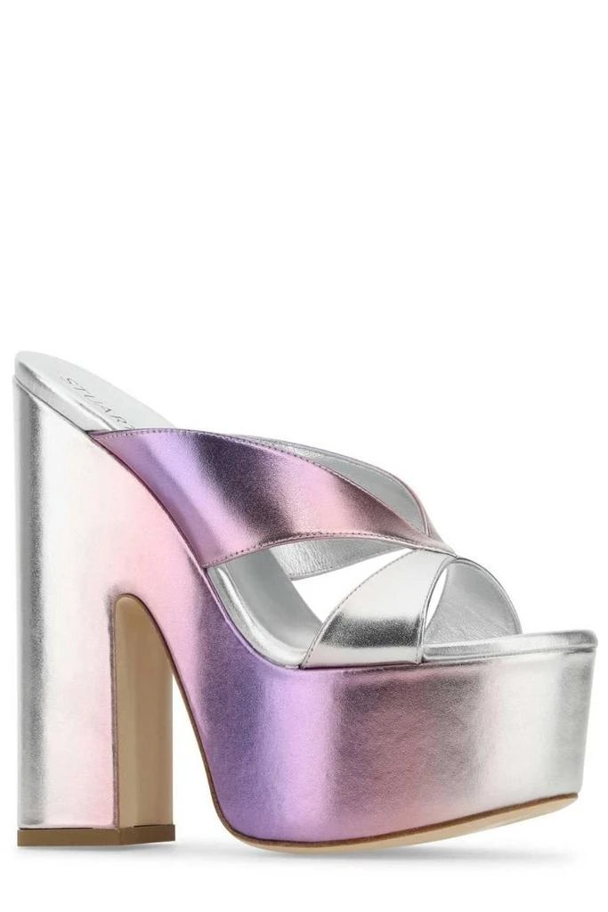 Stuart Weitzman Stuart Weitzman Miami Platform Metallic Mules 2