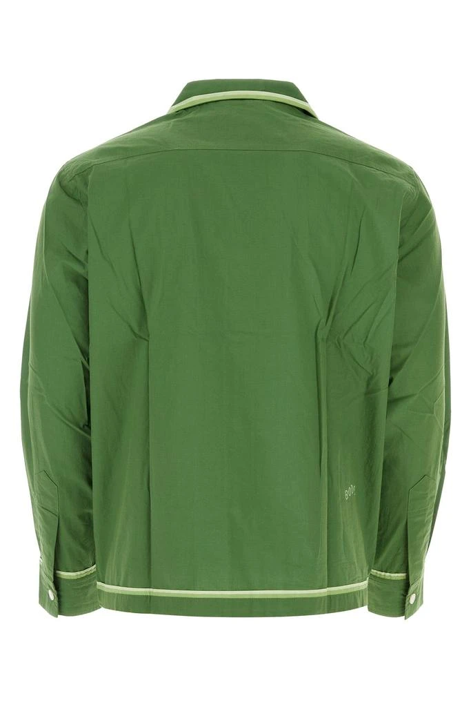 Bode Green cotton shirt 1