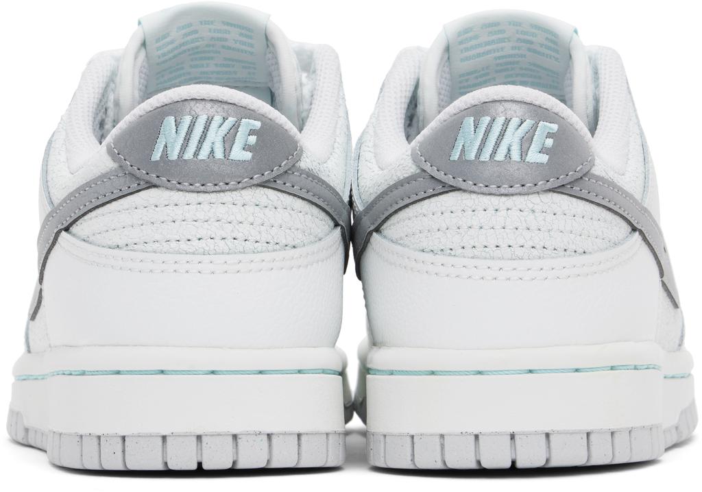 NIKE White Dunk Low Retro SE Sneakers