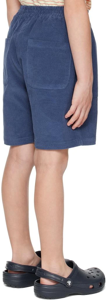 OOPS MY BOY Kids Navy Embroidered Shorts 3