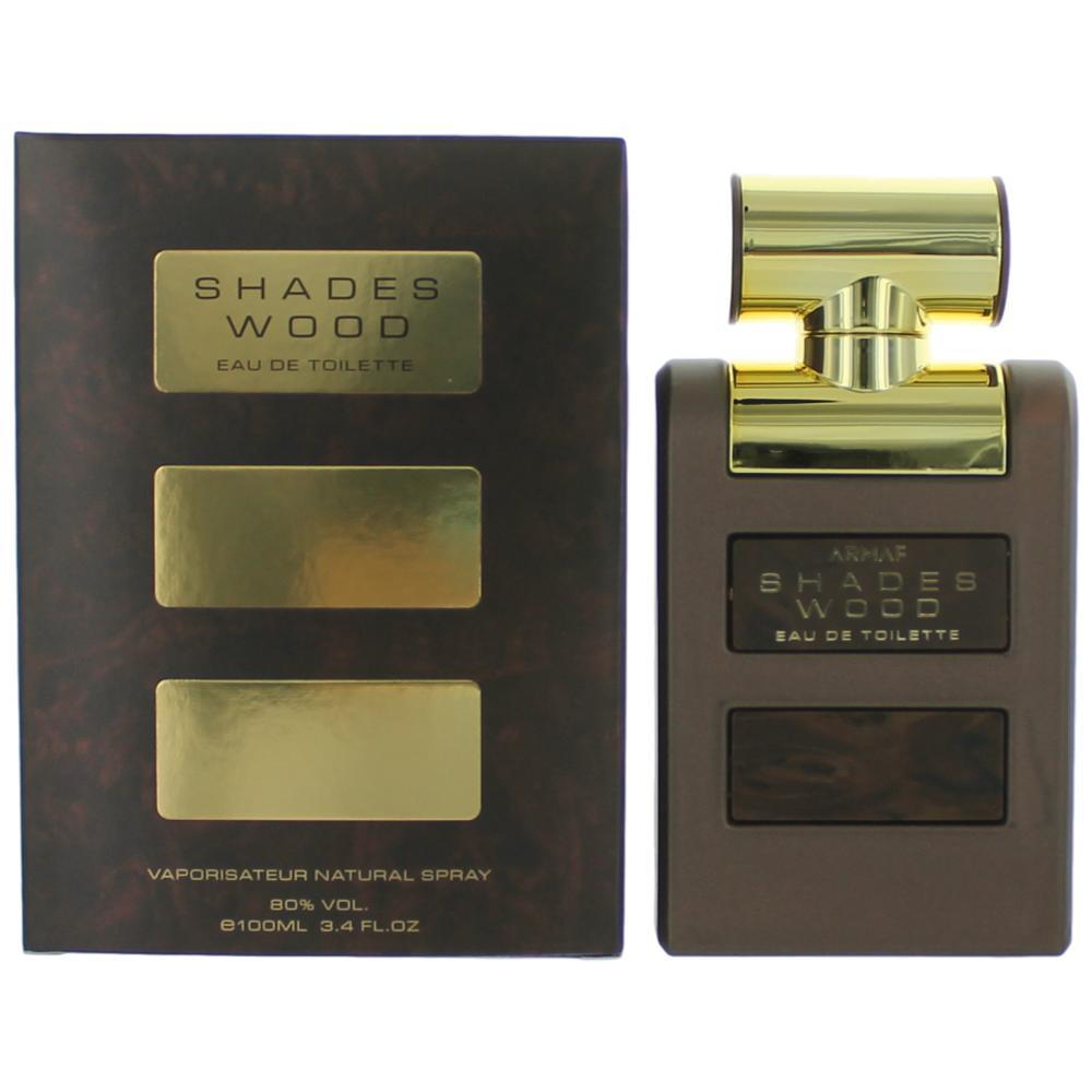Sterling 2pcs Shades Wood by Armaf, 3.4 oz Eau De Toilette Spray for Men