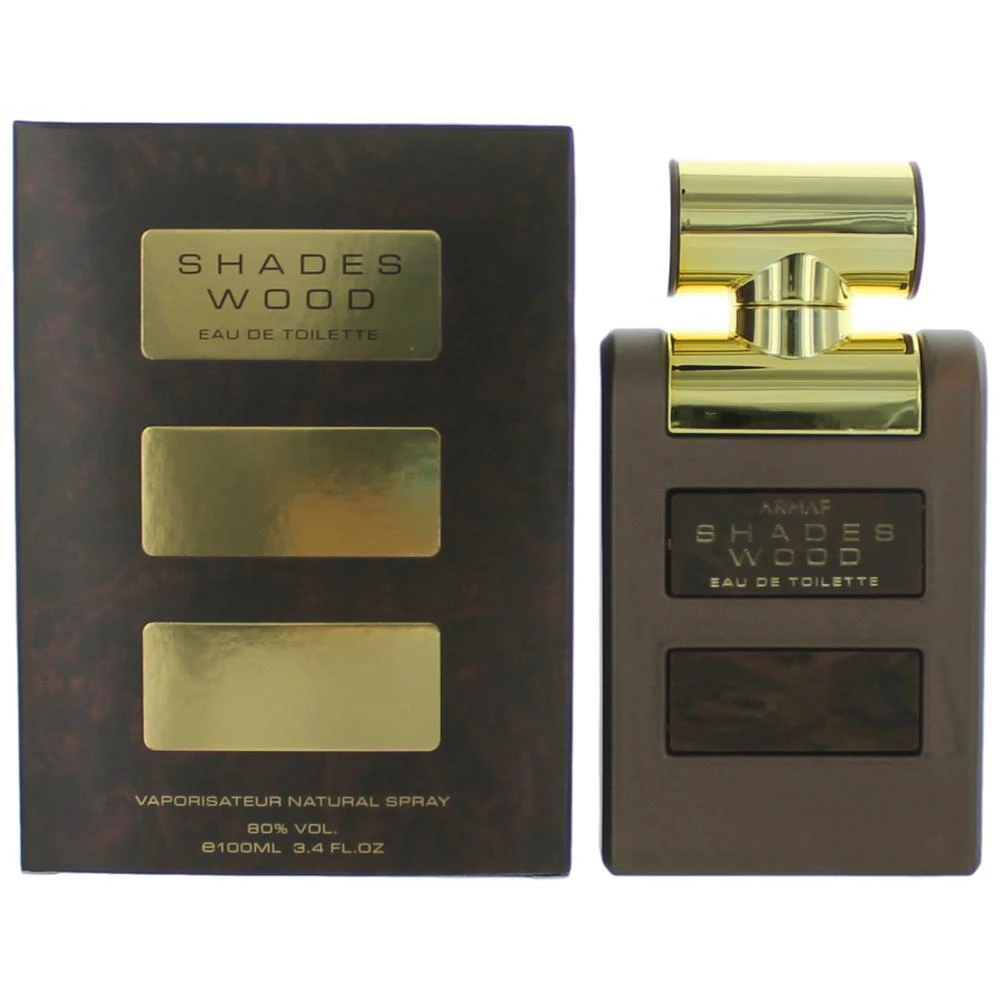 Sterling 2pcs Shades Wood by Armaf, 3.4 oz Eau De Toilette Spray for Men 1