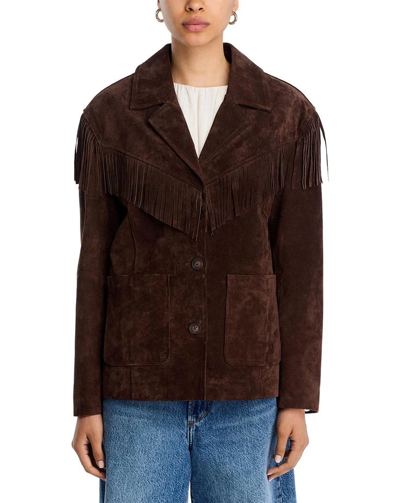 Blank NYC Suede Fringe Jacket 3