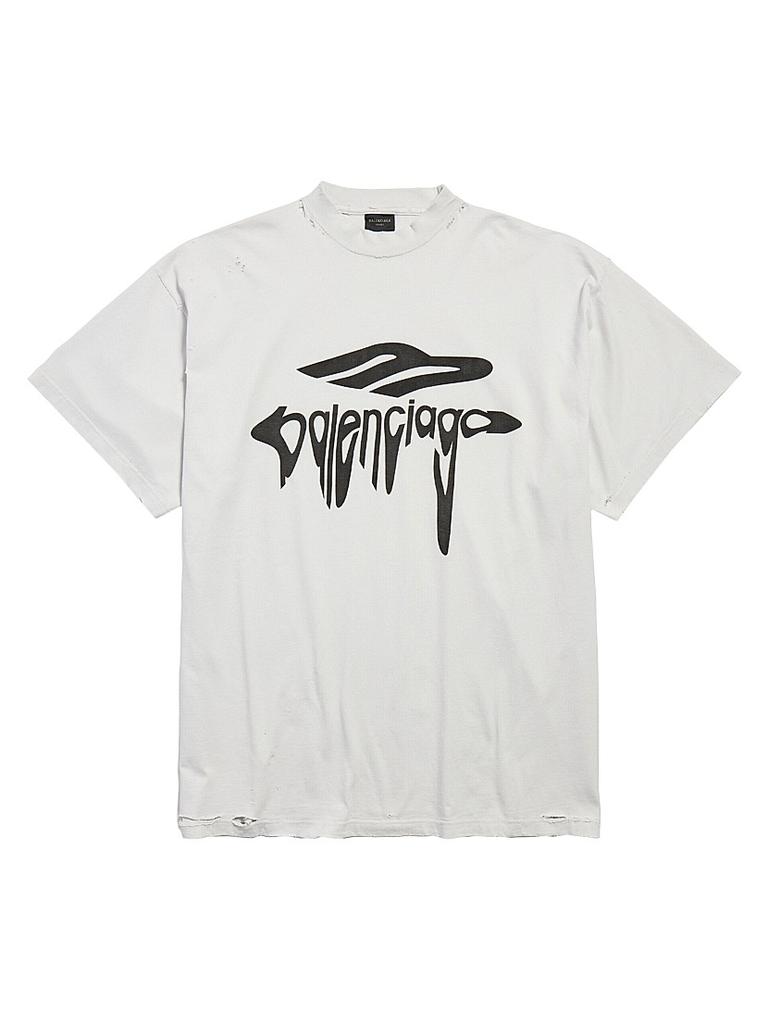 Balenciaga 3B Liquefied T-Shirt Oversized - T-Shirts
