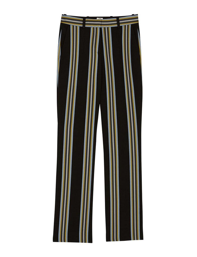 INES DE LA FRESSANGE Anatole black multicoloured pants