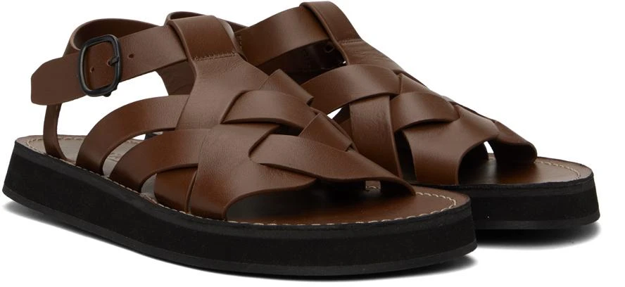 HEREU Brown Beltra Sandals 4