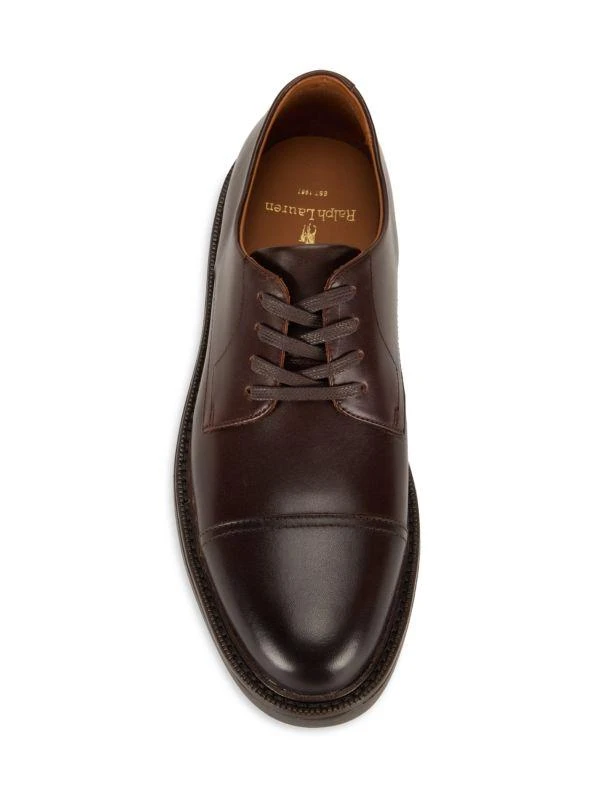 Ralph Lauren Asher Cap Toe Leather Derbys 5