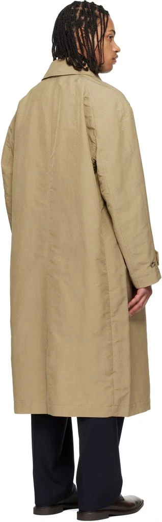 Hugo Boss Beige Water-Repellent Concealed Closure Coat 3