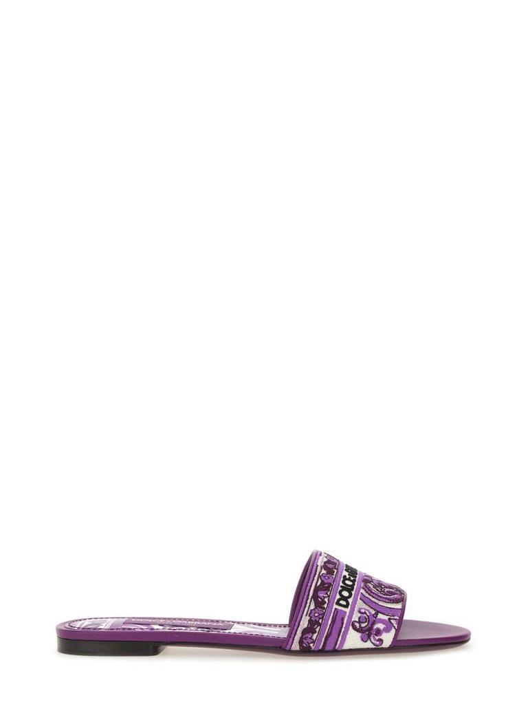 Dolce & Gabbana Mules with majolica embroidery - Sandals
