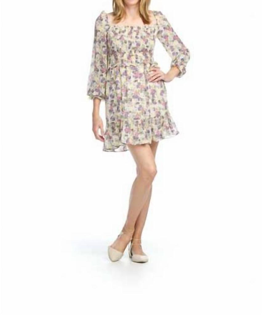Papillon Papillon - Tiered Puff Sleeve Dress