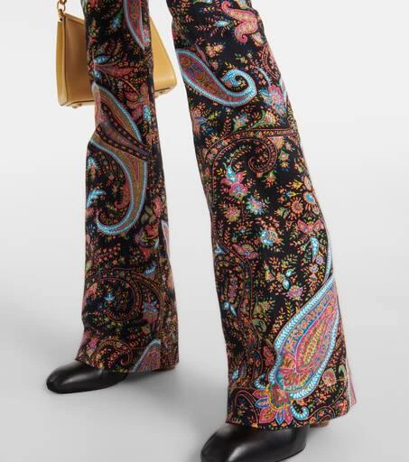 ETRO Paisley high-rise flared jeans 5