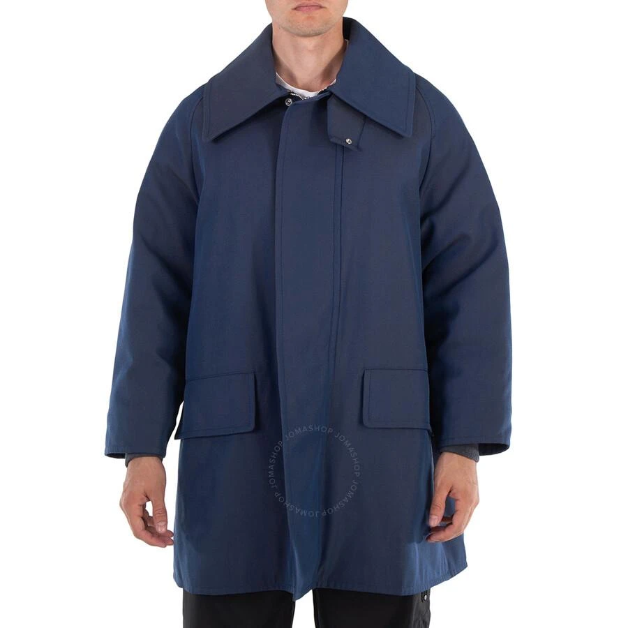 Beautiful People Men
s Navy Gabardine Riding Coat 1
