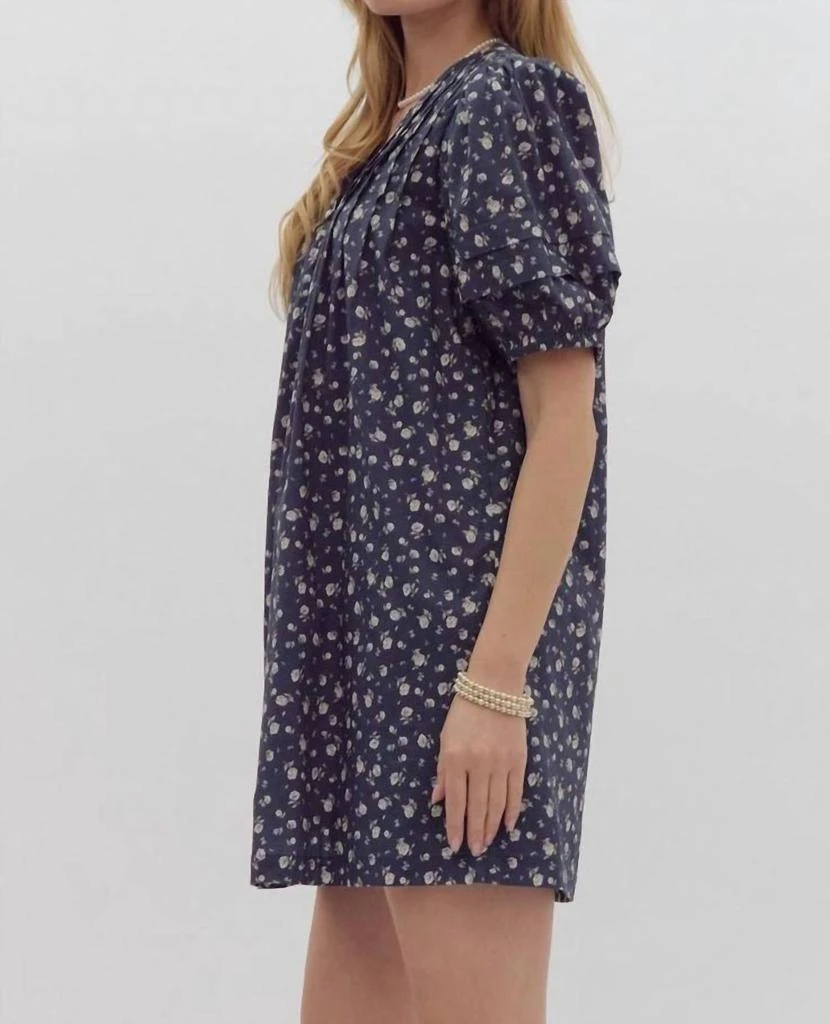 entro Laira Dress In Navy 1