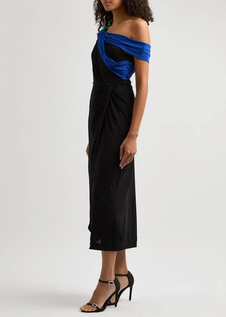 Diane von Furstenberg Terin off-the-shoulder jersey midi dress 2