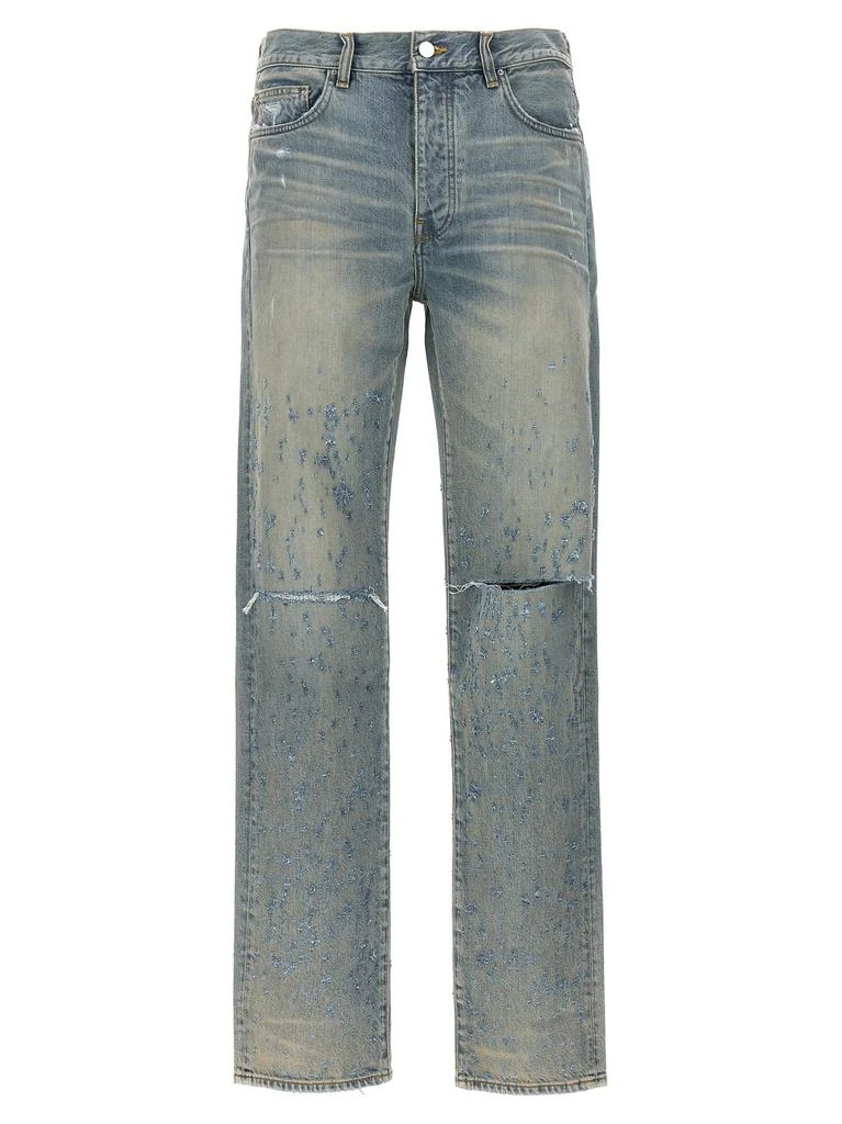 AMIRI Amiri Shotgun Distressed Straight Jeans 1
