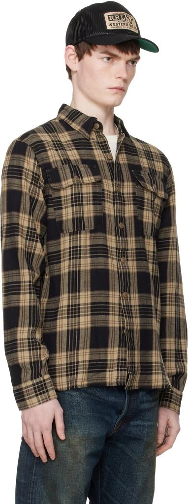 RRL Black 
Brown Greyson Shirt 2