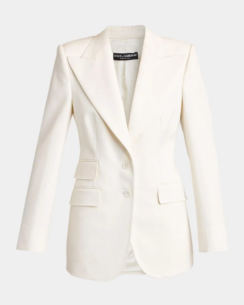 Dolce 
Gabbana Single-Breasted Blazer Jacket