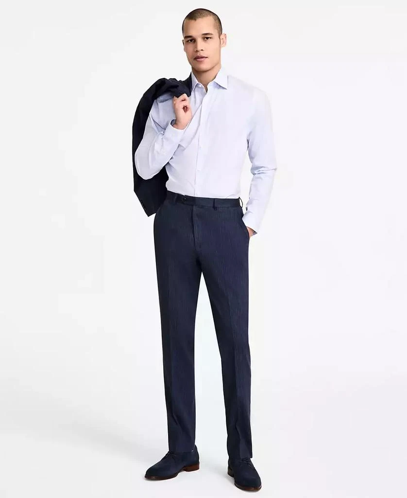Michael Kors Men's Classic Fit Linen Suit Pant 1
