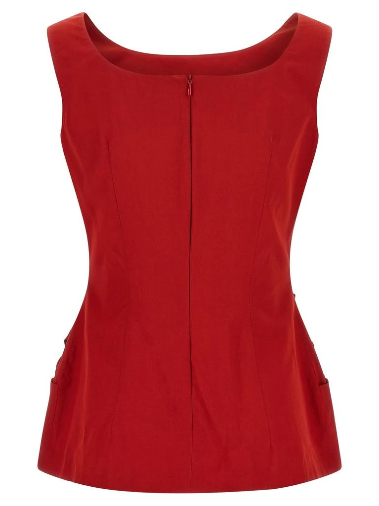 Magda Butrym Magda Butrym Rose Hip Hourglass Top 2