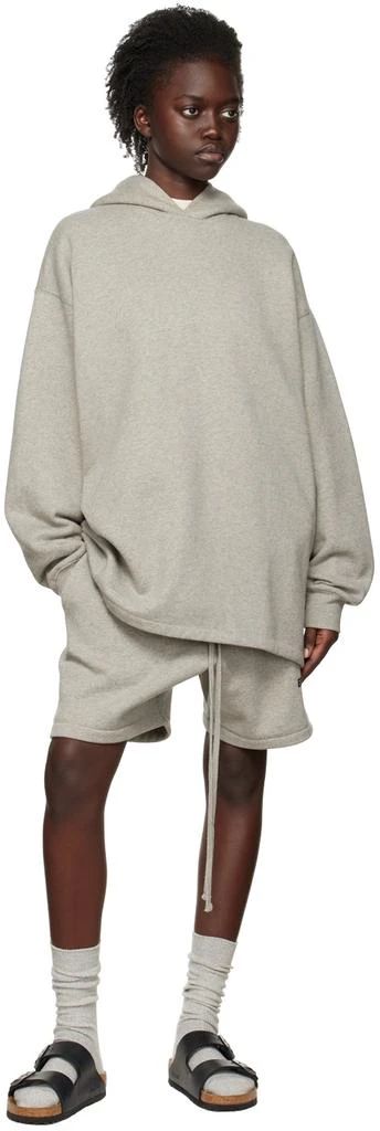 Fear of God ESSENTIALS Gray Relaxed Hoodie 4