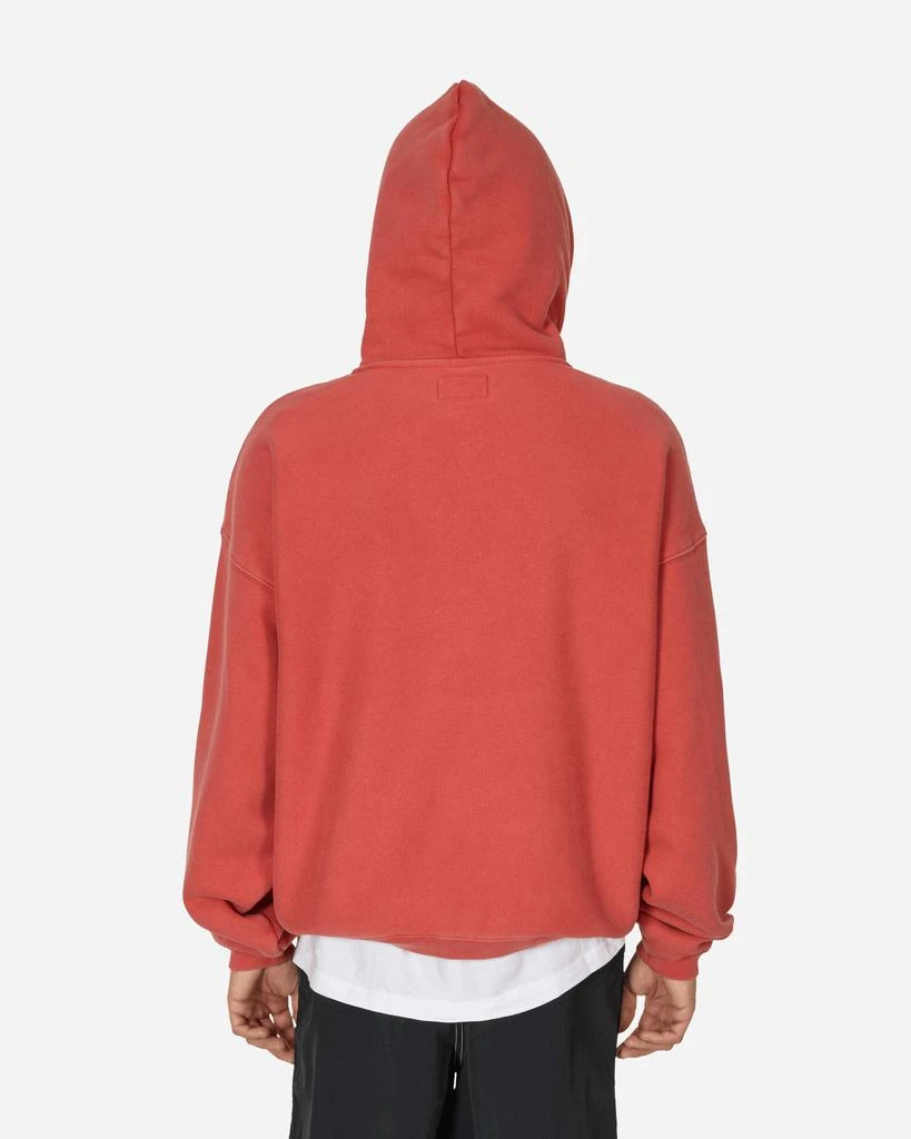 STUSSY International Hooded Sweatshirt Washed Red 3