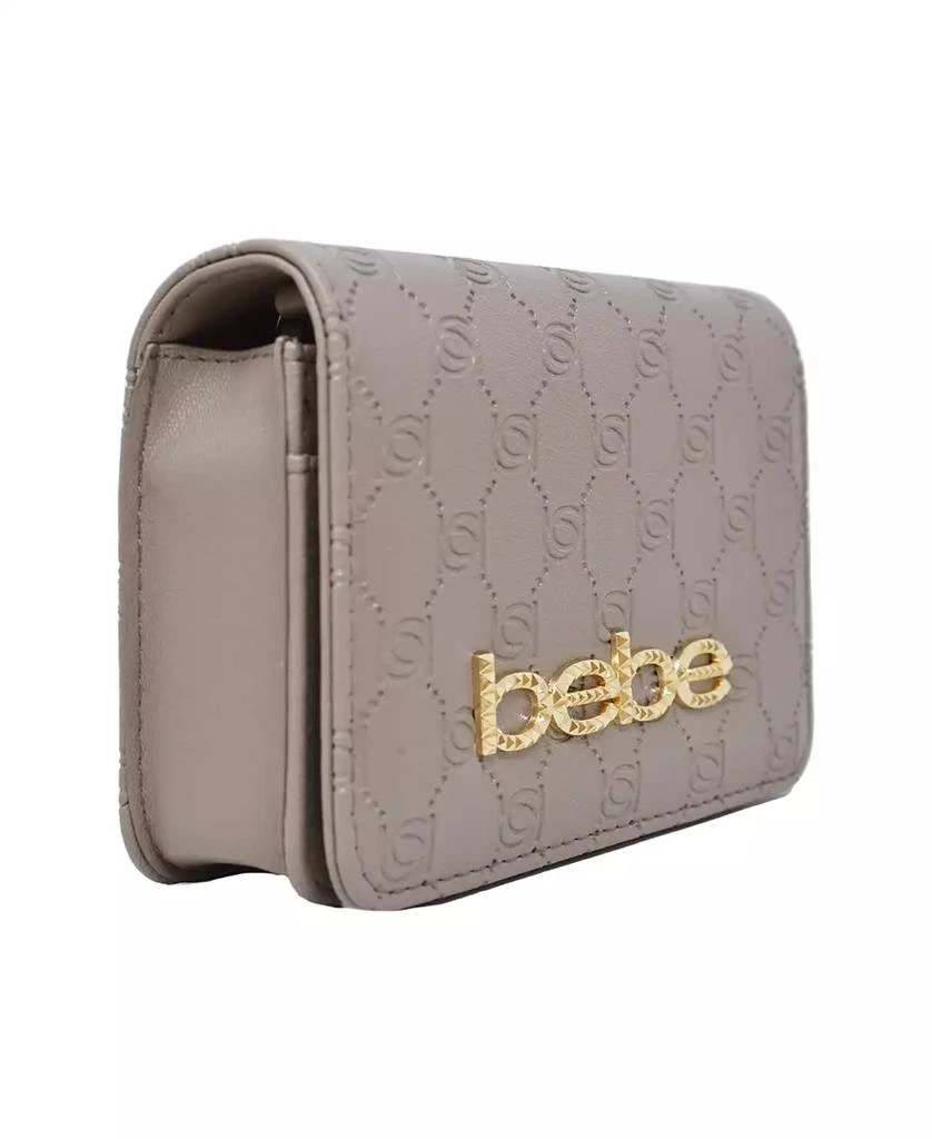 Bebe Celia Monogram Flap Crossbody Bag 2