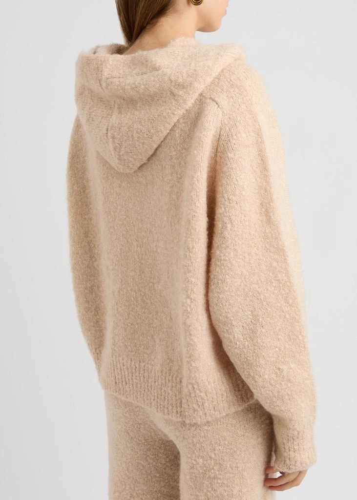 CRUSH CASHMERE Bob hooded bouclé mohair jumper 3