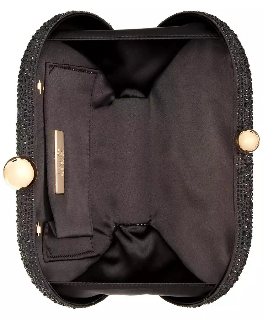 INC International Satin Microstone Small Clutch, Created for Macy's 3