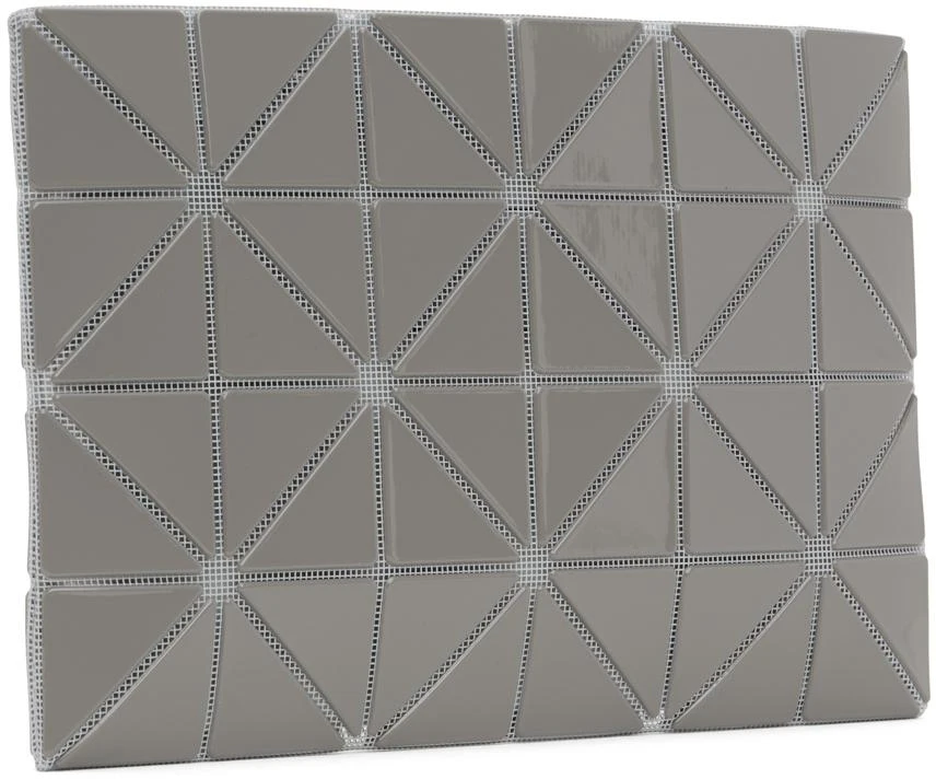 Issey Miyake Gray Lucent Gloss Clutch 3