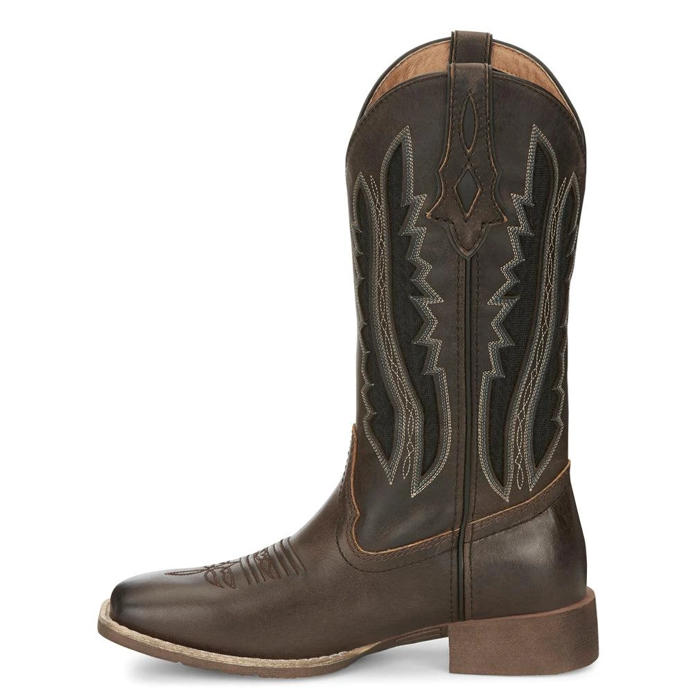 Justin Boots Jaycie Embroidery 11" Square Toe Cowboy Boots 3
