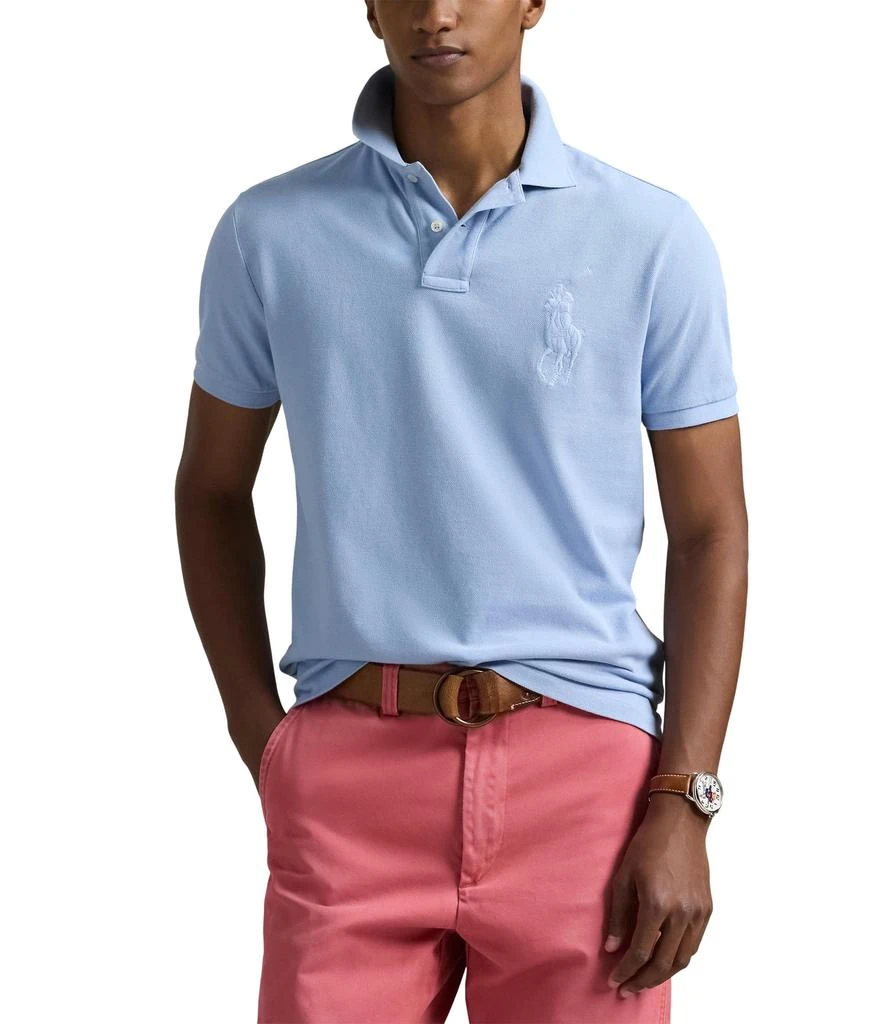 Ralph Lauren Custom Slim Fit Big Pony Mesh Polo Shirt 1
