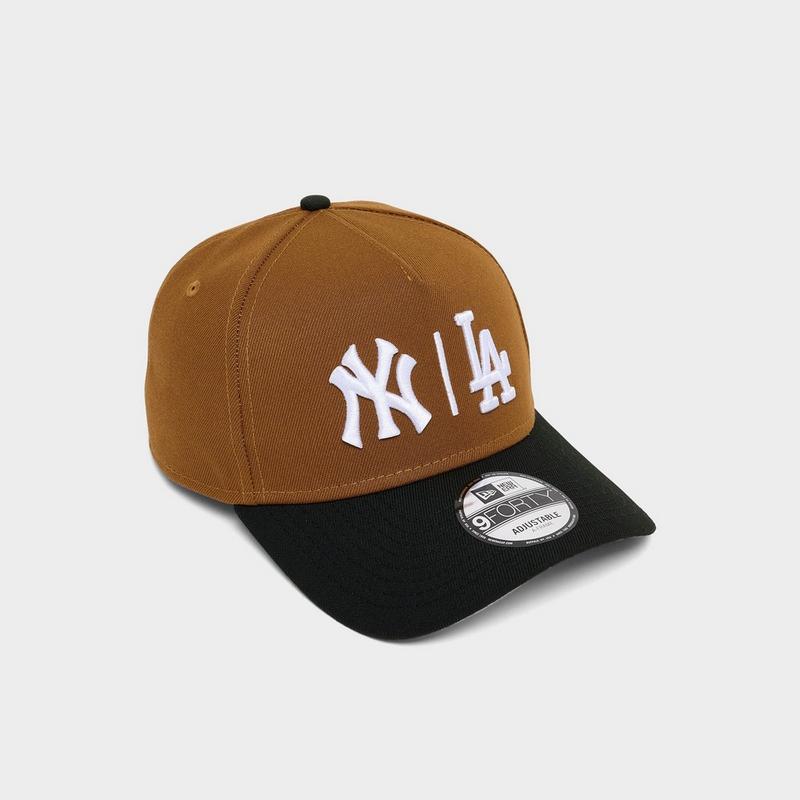 New Era New Era New York Yankees Los Angeles Dodgers MLB 9FORTY A-Frame Snapback Hat