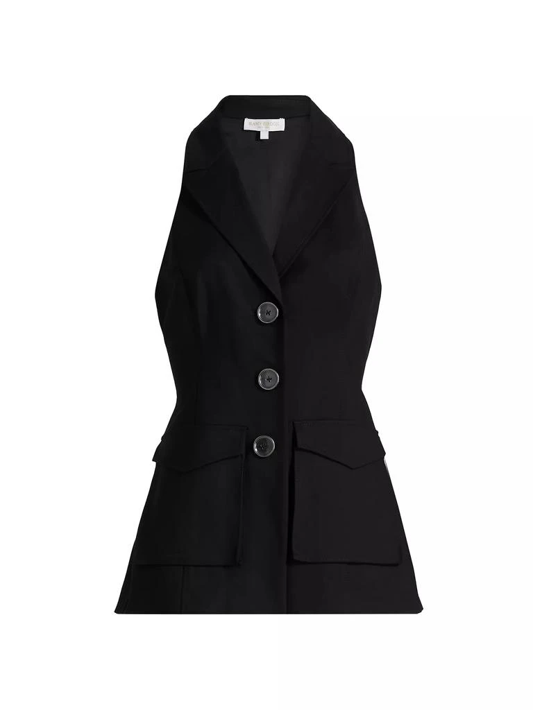 Ramy Brook Lisa Notch Lapel Sleeveless Vest 1