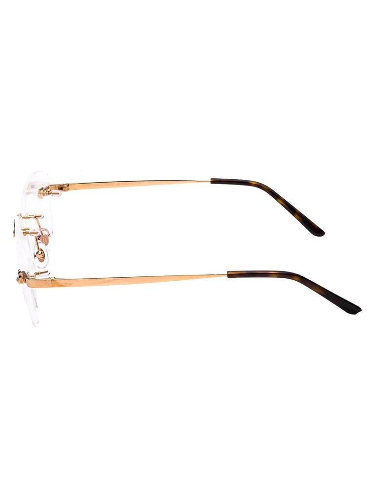 Cartier Cartier Panthere Rectangle Frame Glasses 3