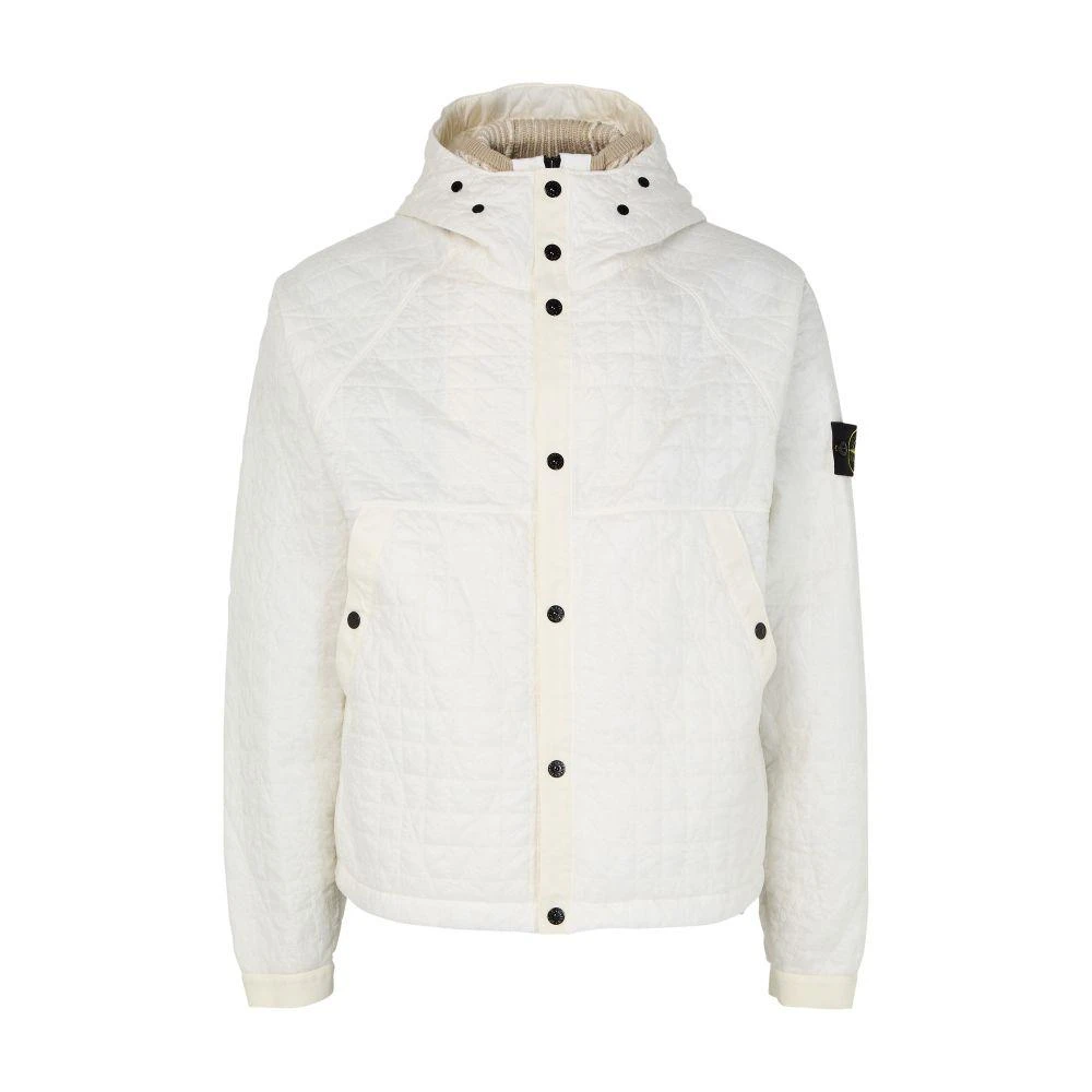 Stone Island Logo patch bomber jacket 8