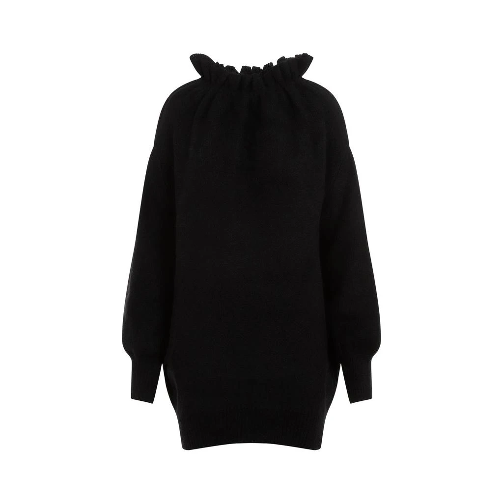 Simone Rocha OVERSIZED GATHERED PLEATED NECK JUMPER 2