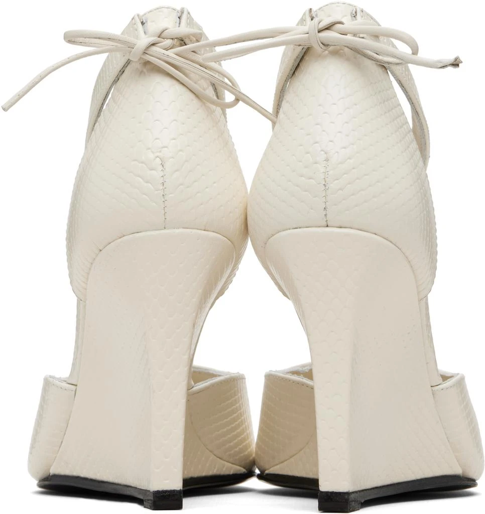 COPERNI White Wedge Stiletto Heels 2