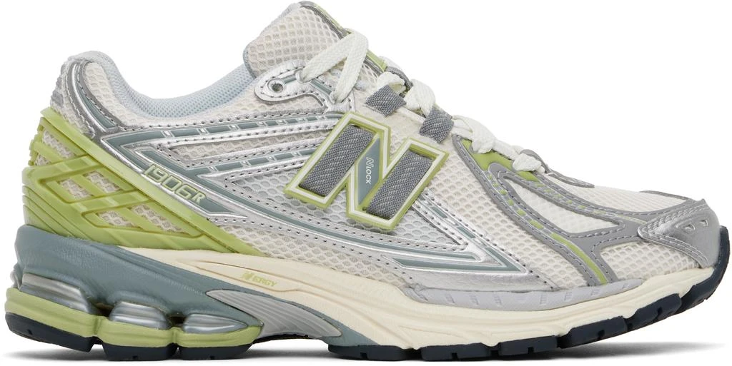 New Balance Off-White & Green 1906R Sneakers 1