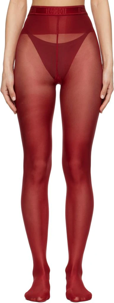 Wolford Red Neon 40 Tights 1