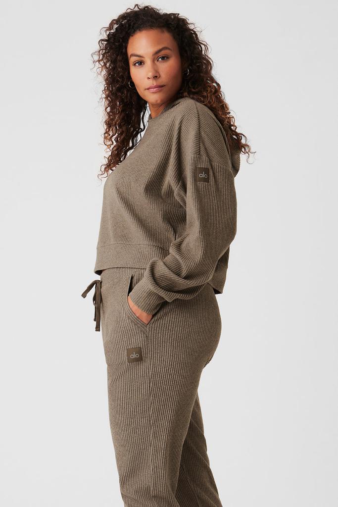 Alo Muse Hoodie - Olive Tree Heather - Hoodies - Free Shipping