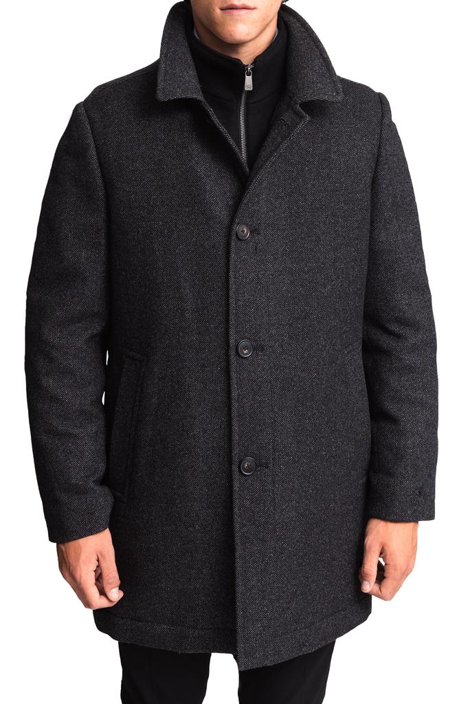 Hart Schaffner Marx Macbeth Wool Blend Single Breasted Coat