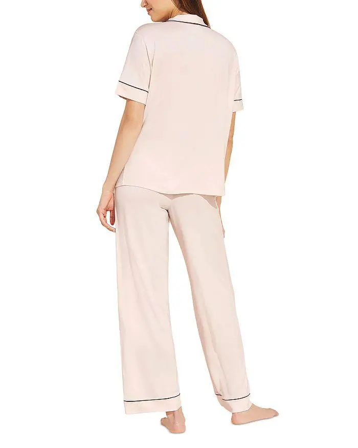 Eberjey Gisele Short Sleeve Long Pant Pajama Set 2