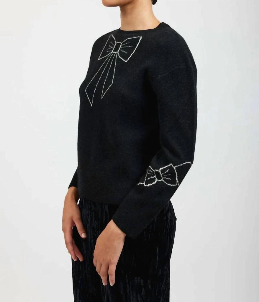 BATSHEVA Batsheva - Bow Jacquard Sweater 3