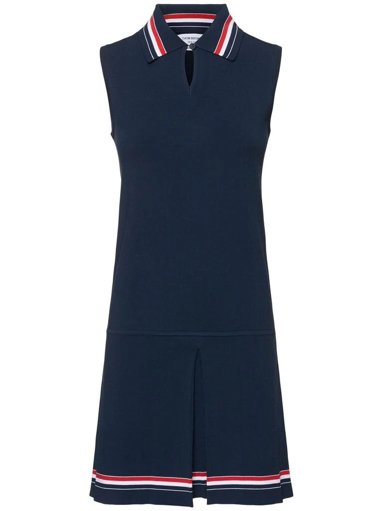 Thom Browne Viscose Blend Knit Mini Dress 1